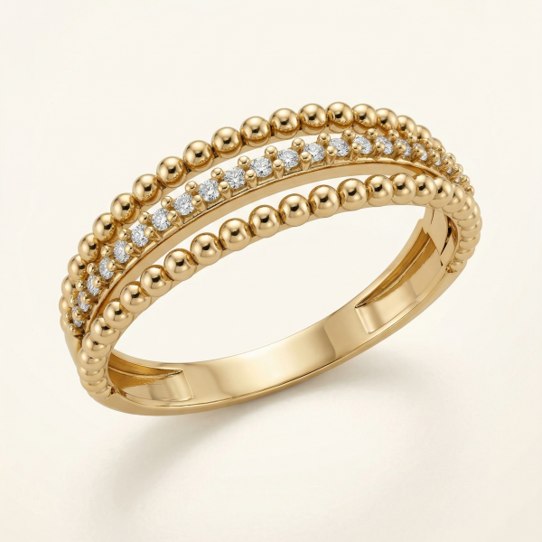 029 - Aparador de Ouro Amarelo 18k/750